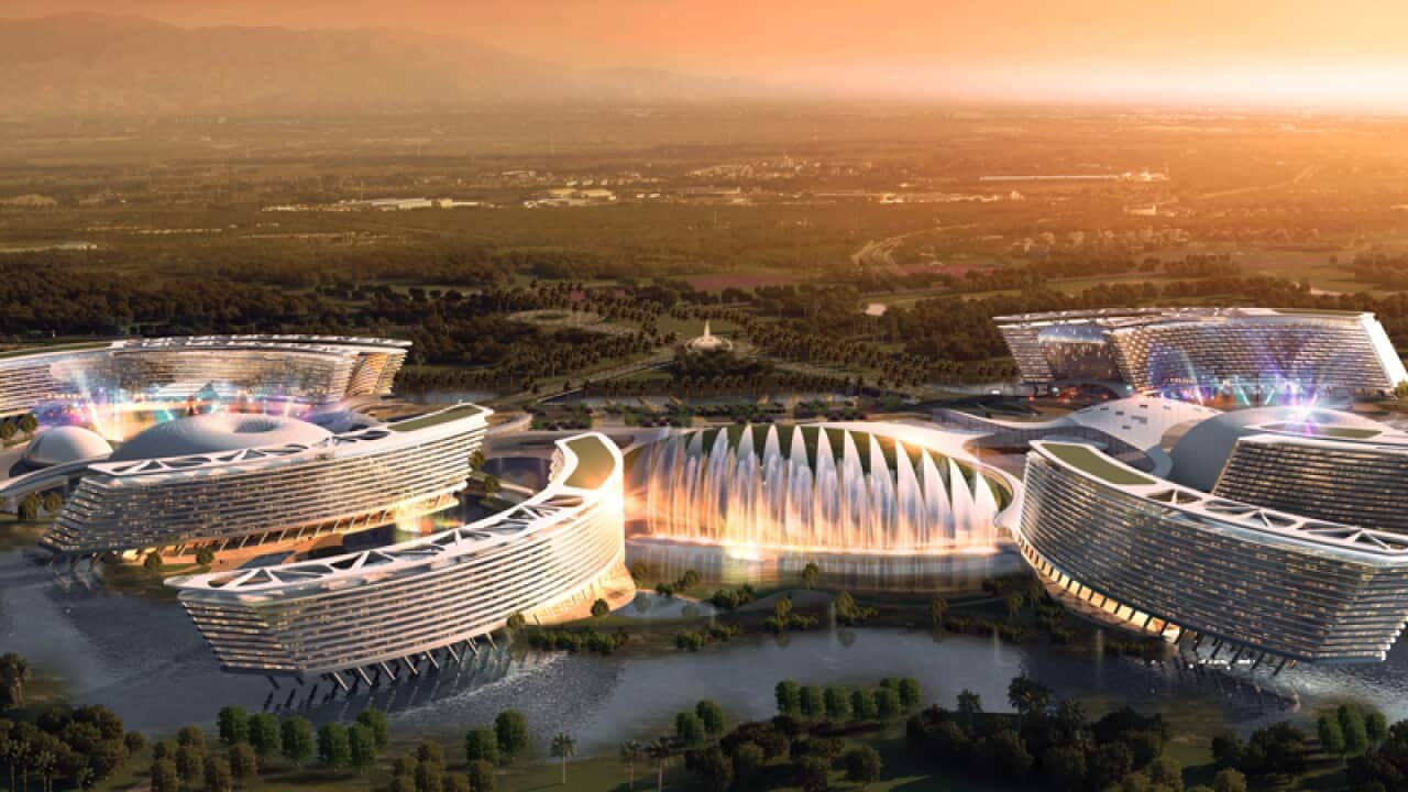 An artist's impression of the Aquis resort near Cairns