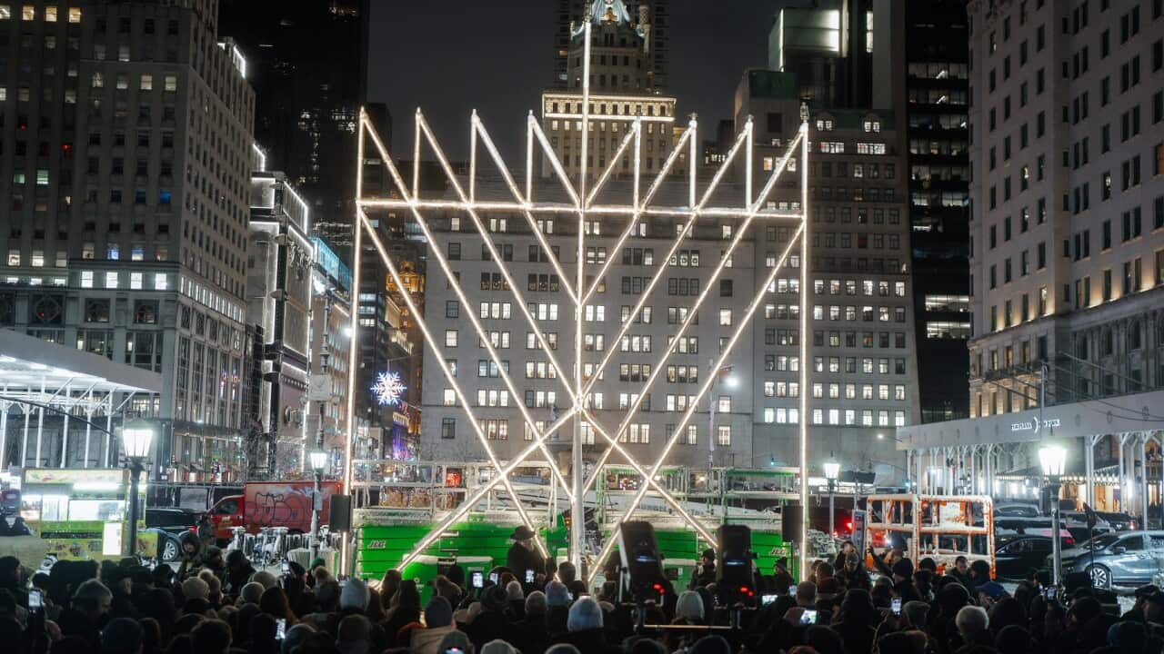 World's largest Hannukah menorah lighting ceremony in New York