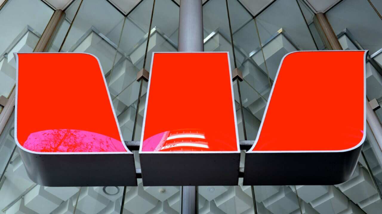 Westpac Bank signage in Sydney