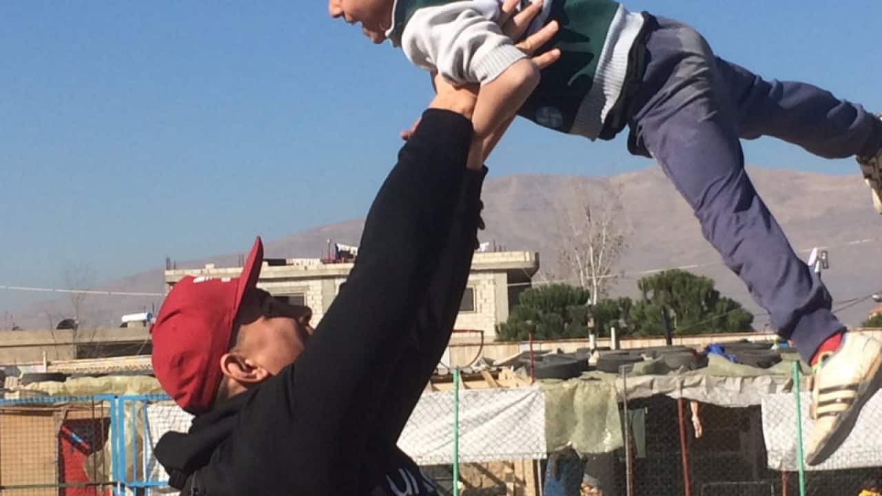 Williams recently returned from a camp in Lebanon, where he was working as a Unicef ambassador (@UNICEFNZ)