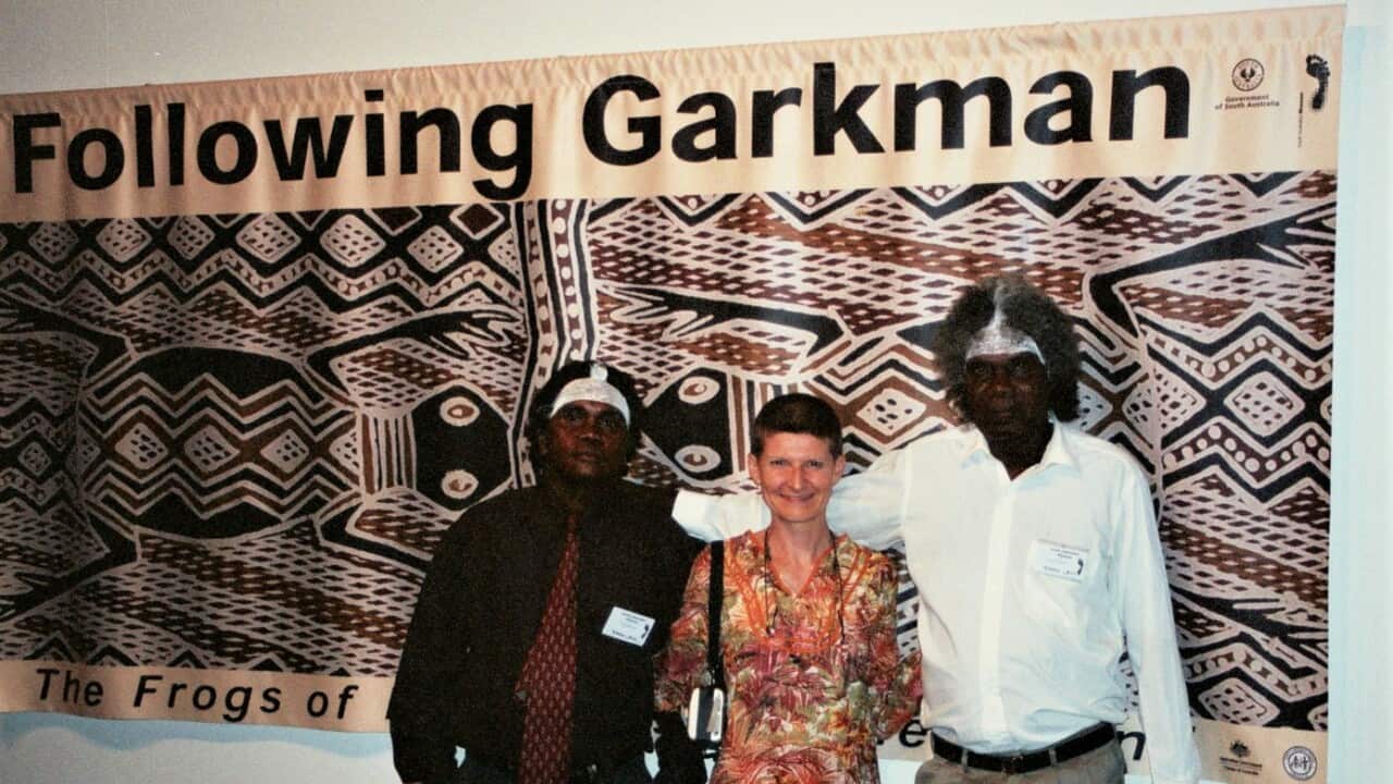 Yinimala Gumana, Valerie Boll and Yumutjin Wunungmurra