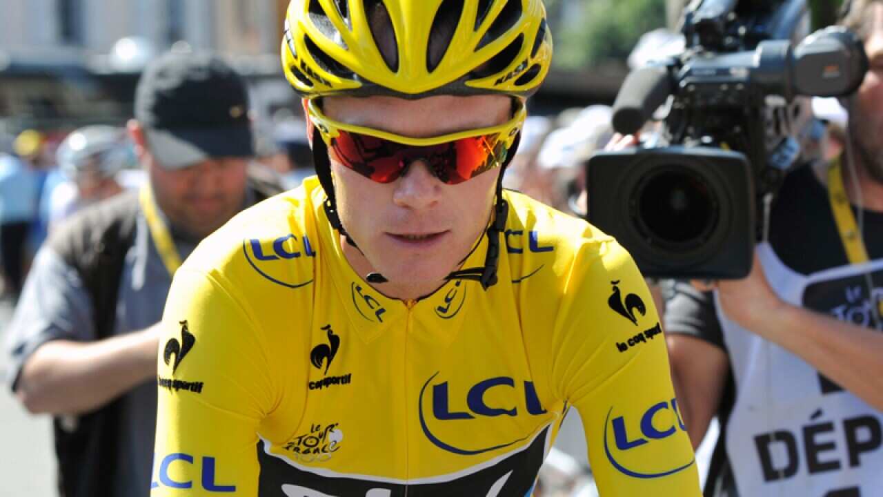 Cyclist Chris Froome