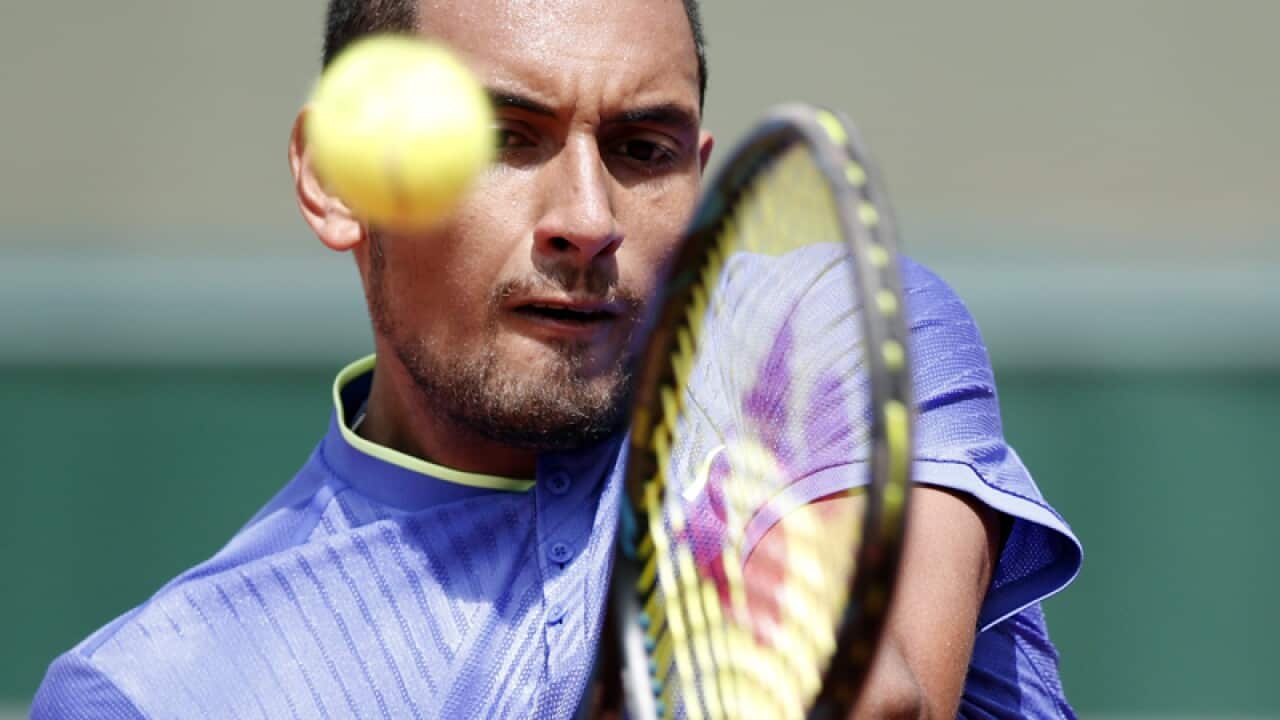 Nick Kyrgios of Australia