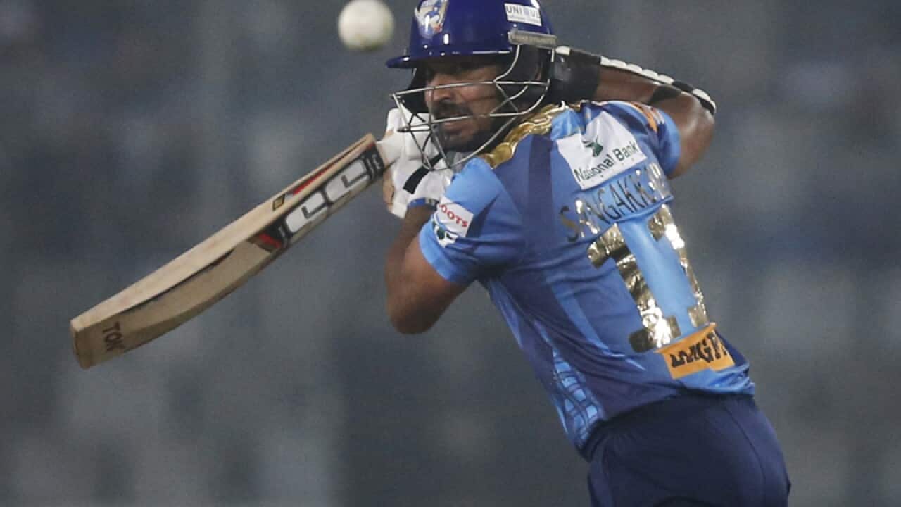 Former Sri Lankan captain Kumar Sangakkara