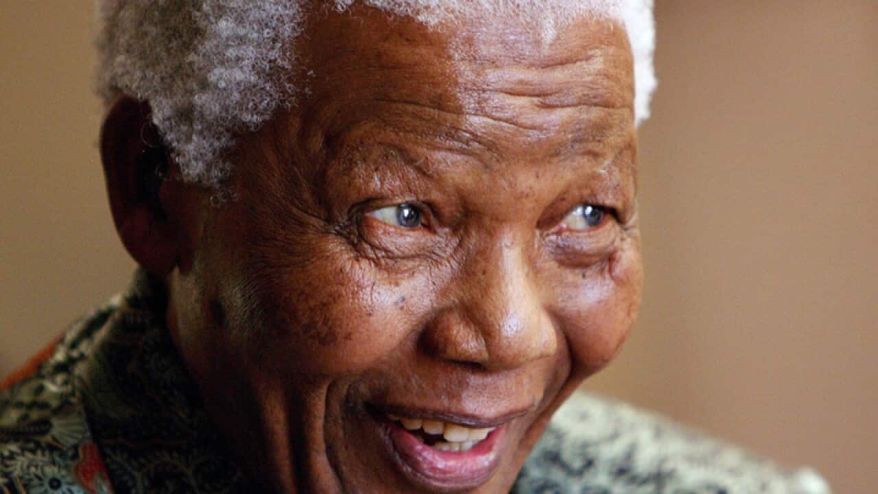 Former South Africa leader Nelson Mandela