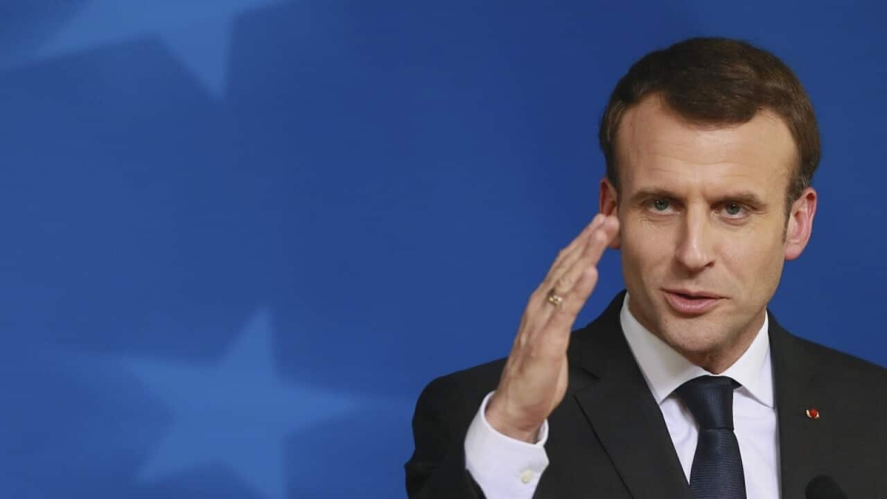 France's President Emmanuel Macron.