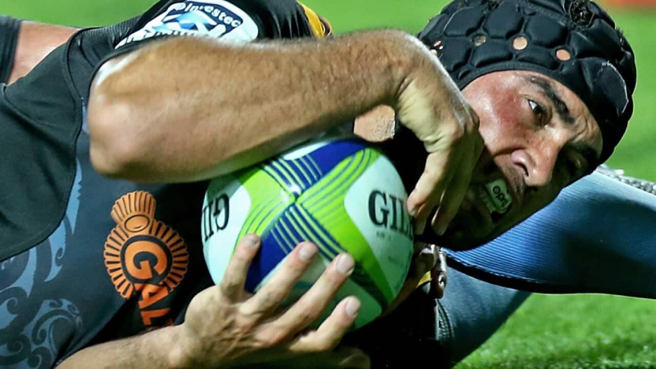 Charlie Ngatai of the Chiefs