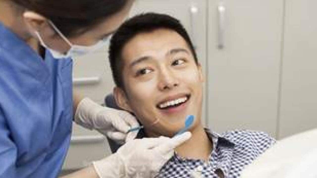 At the dentist