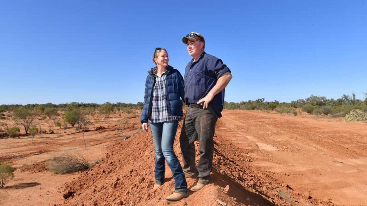 Zane Turner and his wife Louise at Goodwood Station
