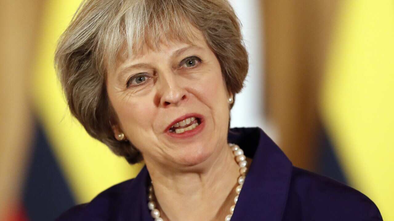 Britain's Prime Minister Theresa May