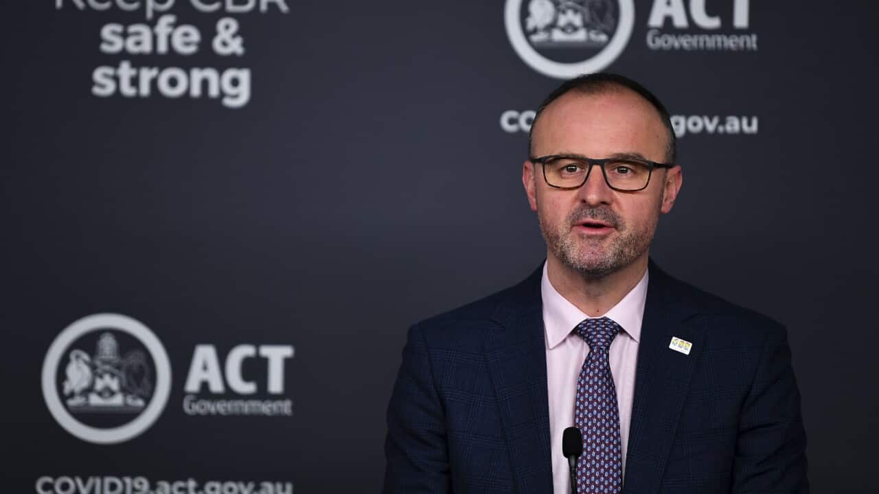 ACT Chief Minister Andrew Barr. 