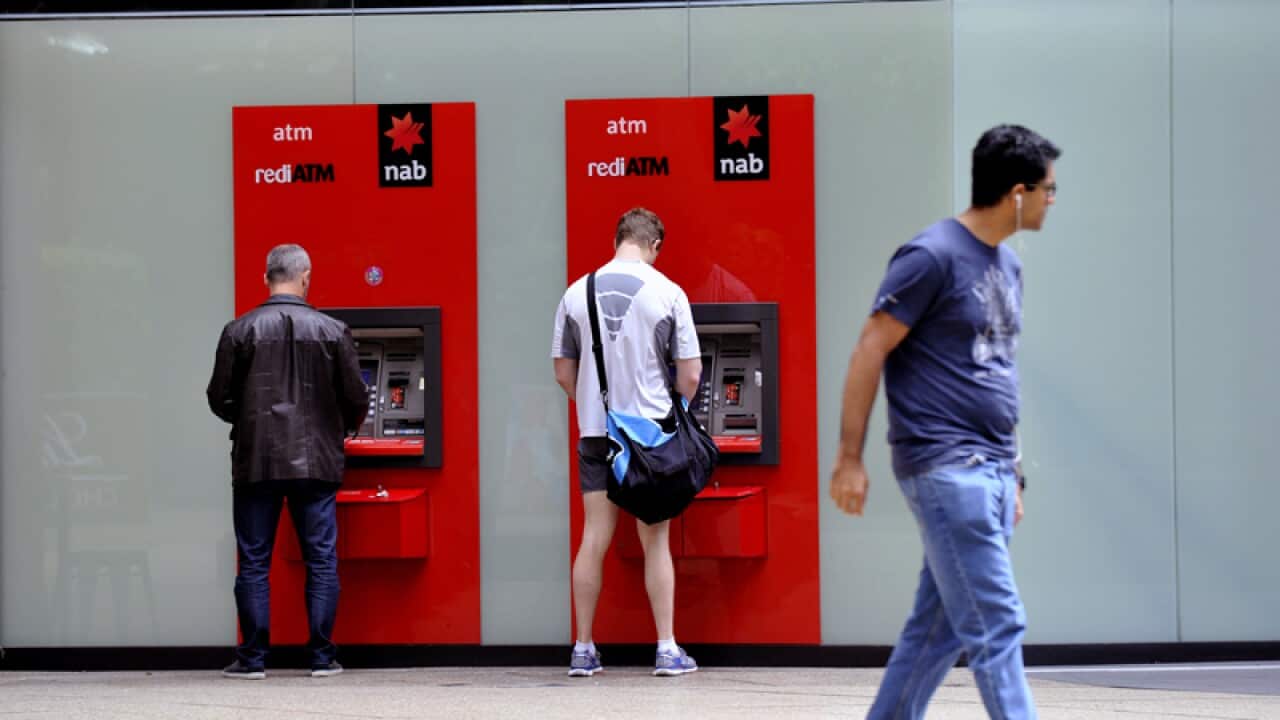 National Australia Bank (NAB) signage in Sydney