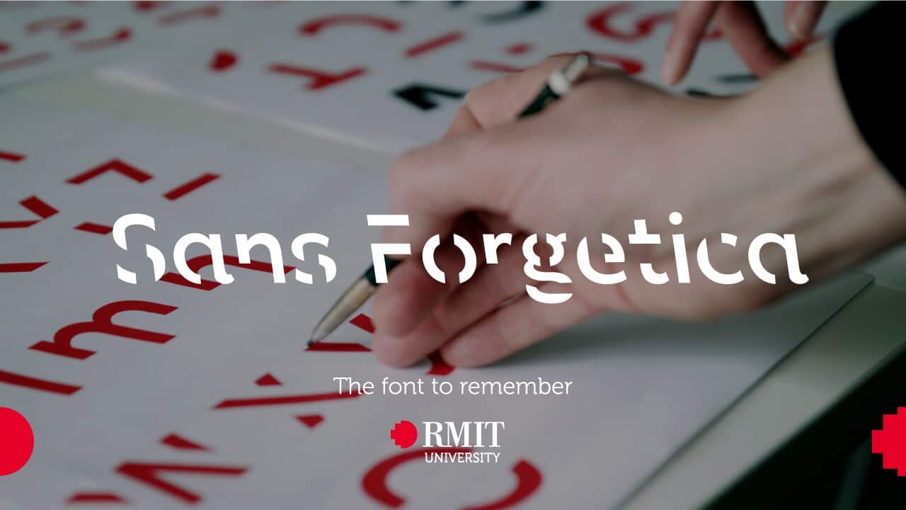 sans forgetica new awarwinning font blijlevens