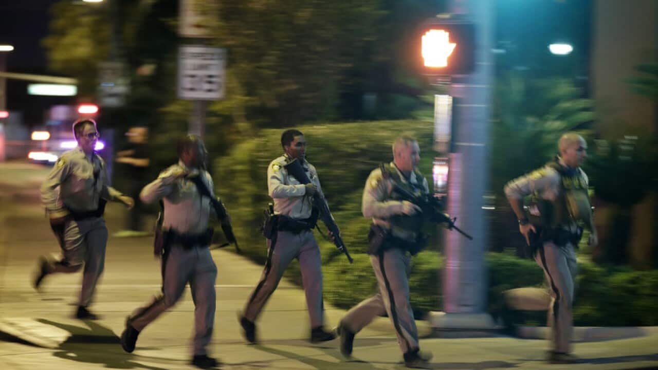 Police in Las Vegas respond to casino shooting