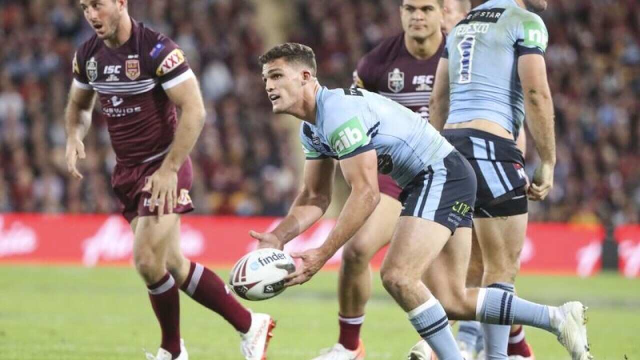 Nathan Cleary of the Blues.