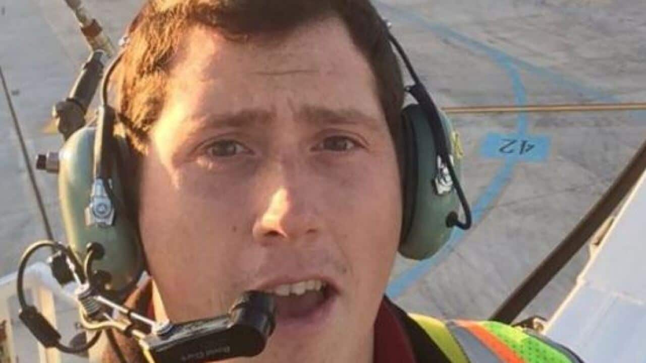 Richard Russell worked as a ground-service agent for Horizon Air.
