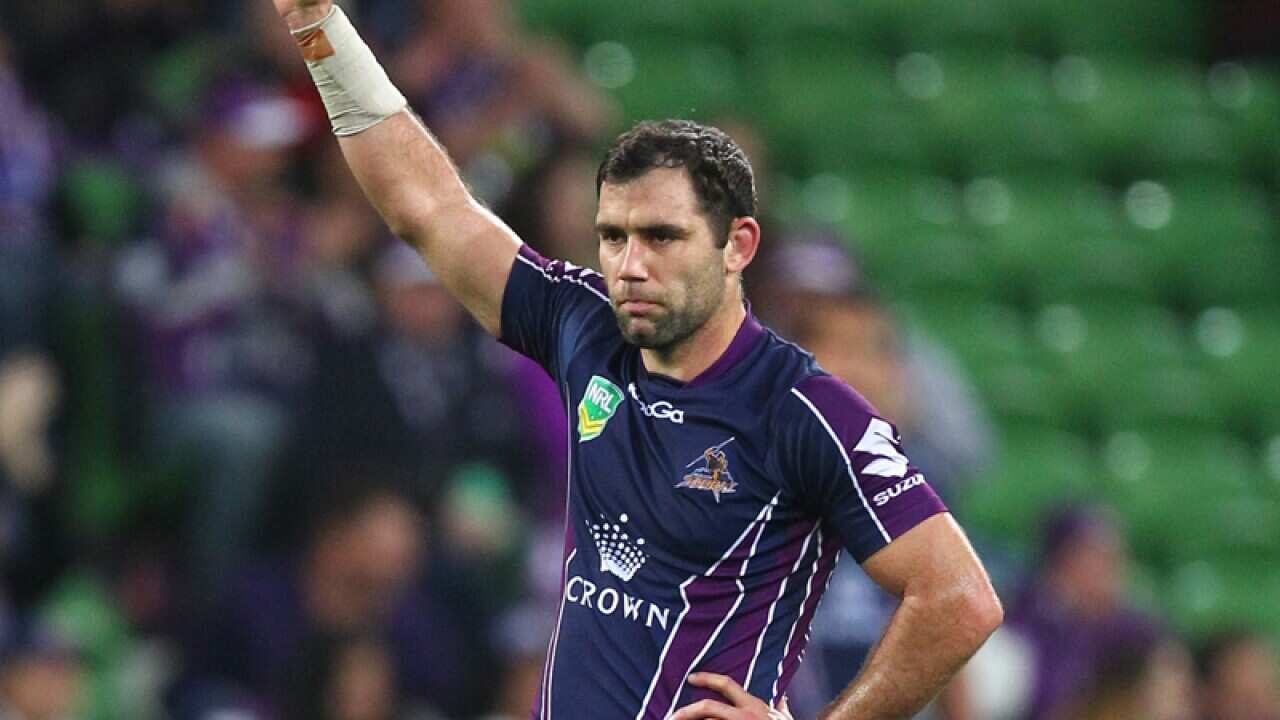 File photo of Melbourne Storm skipper Cameron Smith