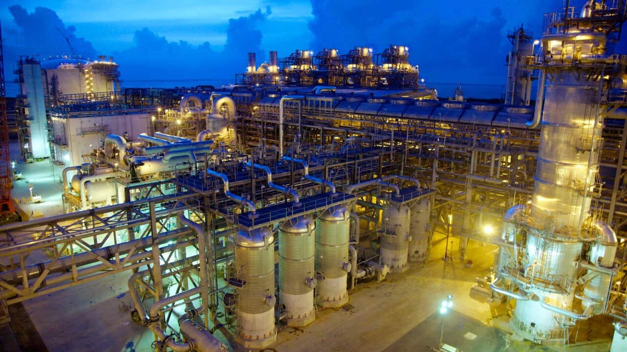 The Santos Liquefied Natural Gas plant in Darwin