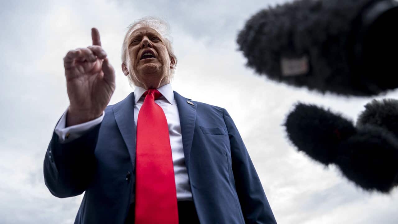President Donald Trump and First Lady Melania Trump Depart the White House for the United Kingdom