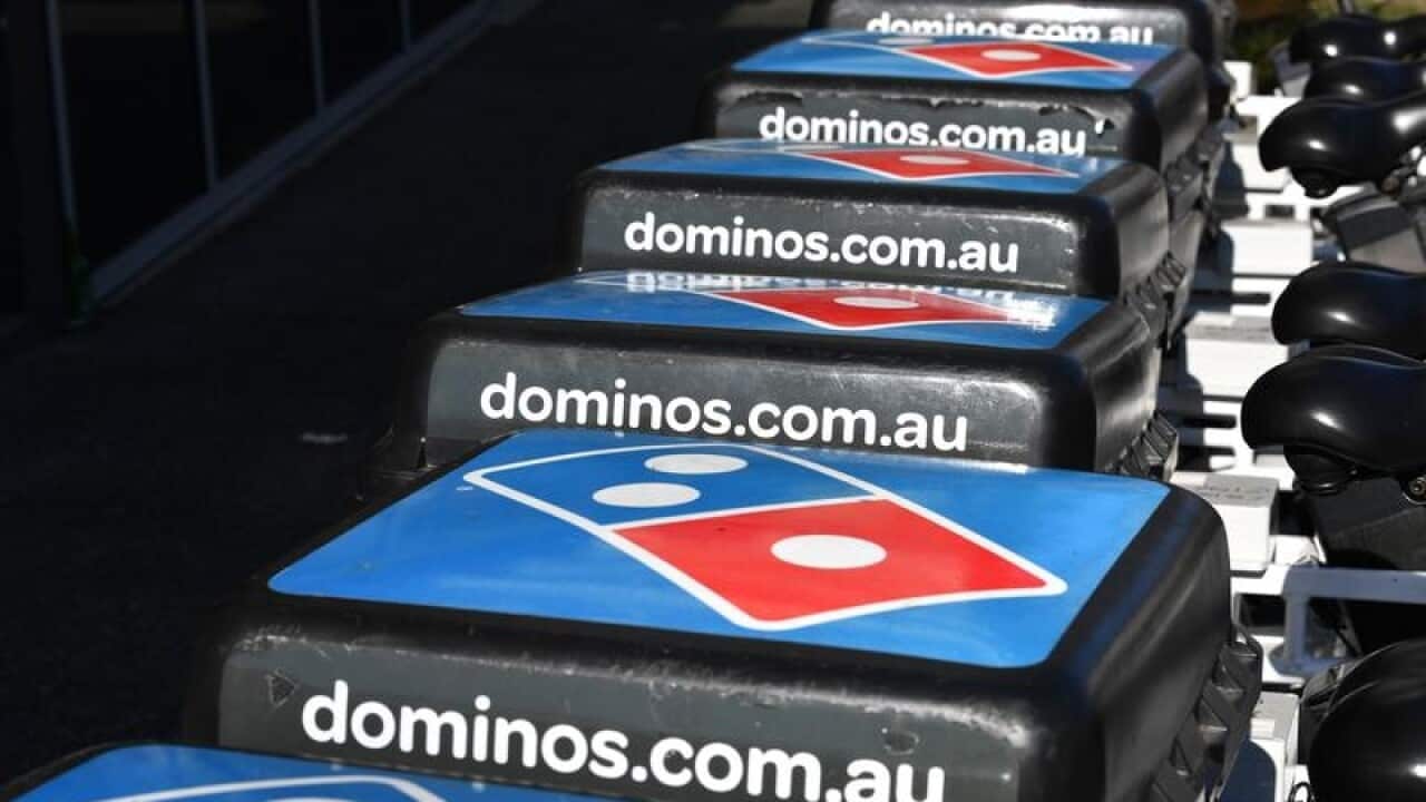 Domino's Pizza delivery bikes