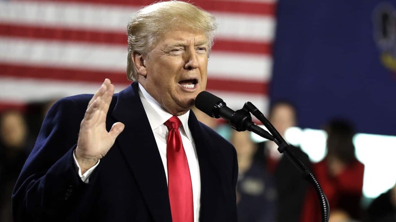 President Donald Trump has said that  the government "could very well" shut down Friday.