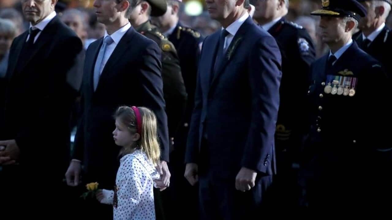 Federal MP Simon Birmingham and SA Premier Steven Marshall.