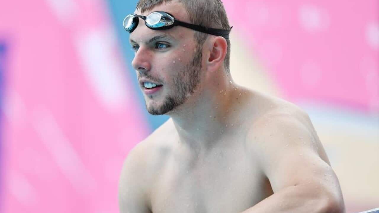 Australian swimmer Kyle Chalmers