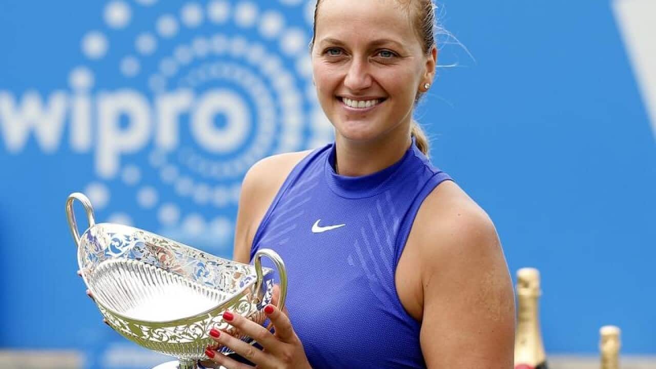 Czech tennis player Petra Kvitova