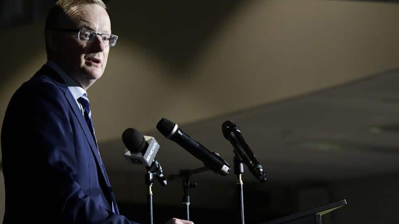 RBA governor Dr Philip Lowe gives a speech.