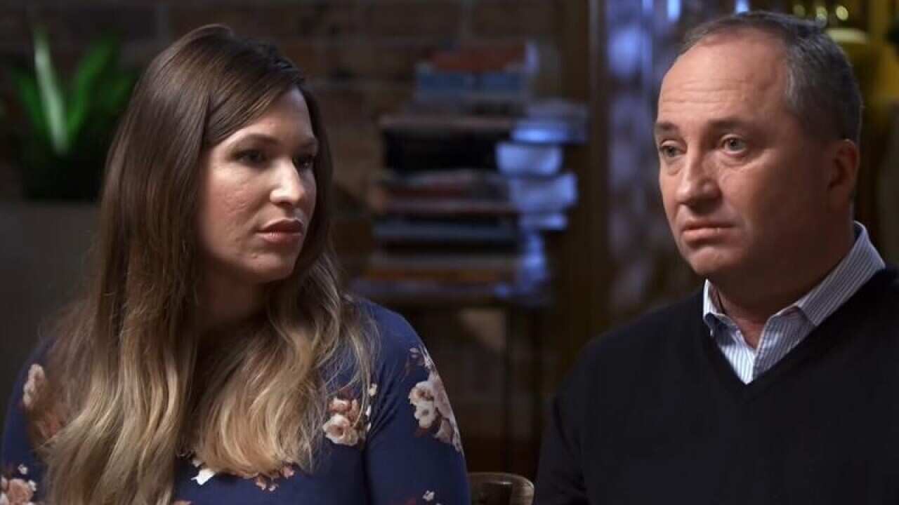 Barnaby Joyce and Vikki Campion