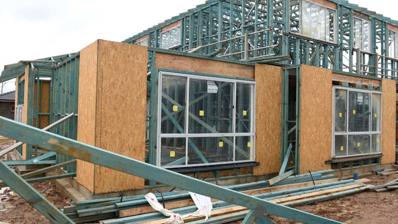 A property under construction.