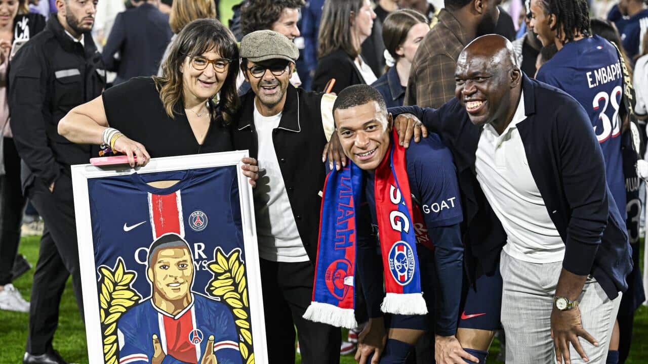 PSG Celebrates 2023-2024 Ligue 1 Championship Trophy
