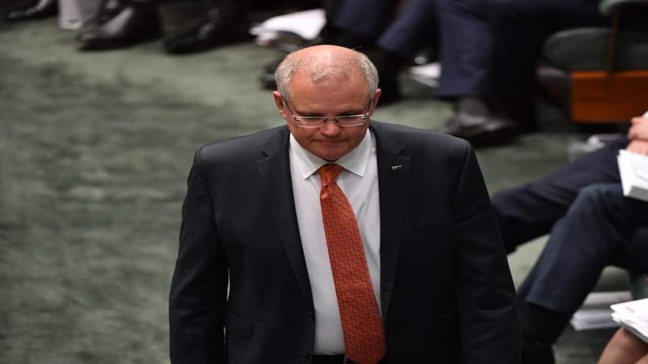 Scott Morrison during Question Time