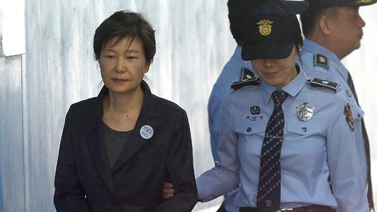 Former South Korean President Park Geun-hye