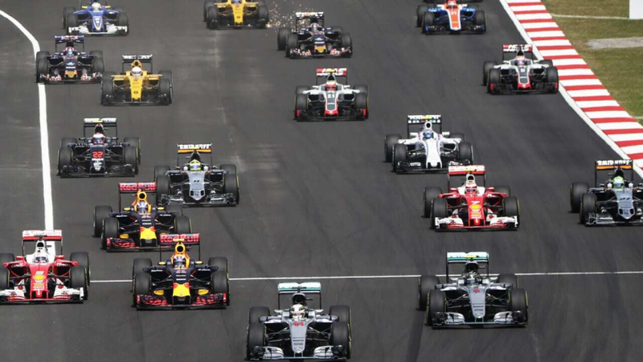 Drivers during the Malaysian Grand Prix in Sepang