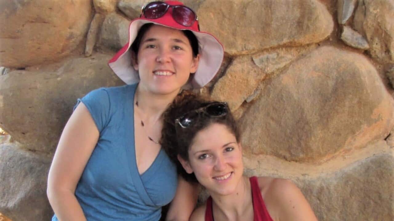 Lili Ben Ami and her sister Michal Sela Z"L