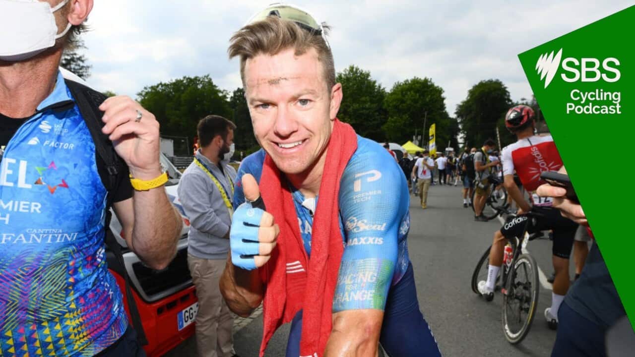 Tour de France stage winner Simon Clarke of Australia and Team Israel - Premier Tech