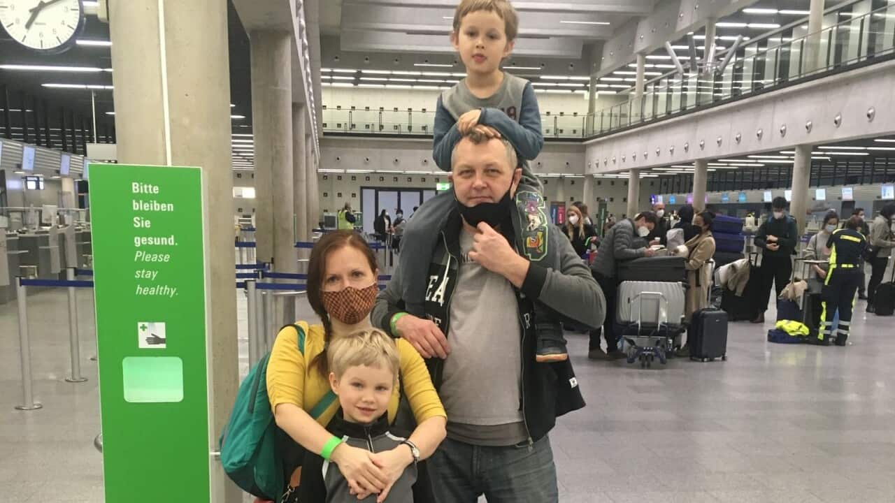 Andrei Kravtsov's family