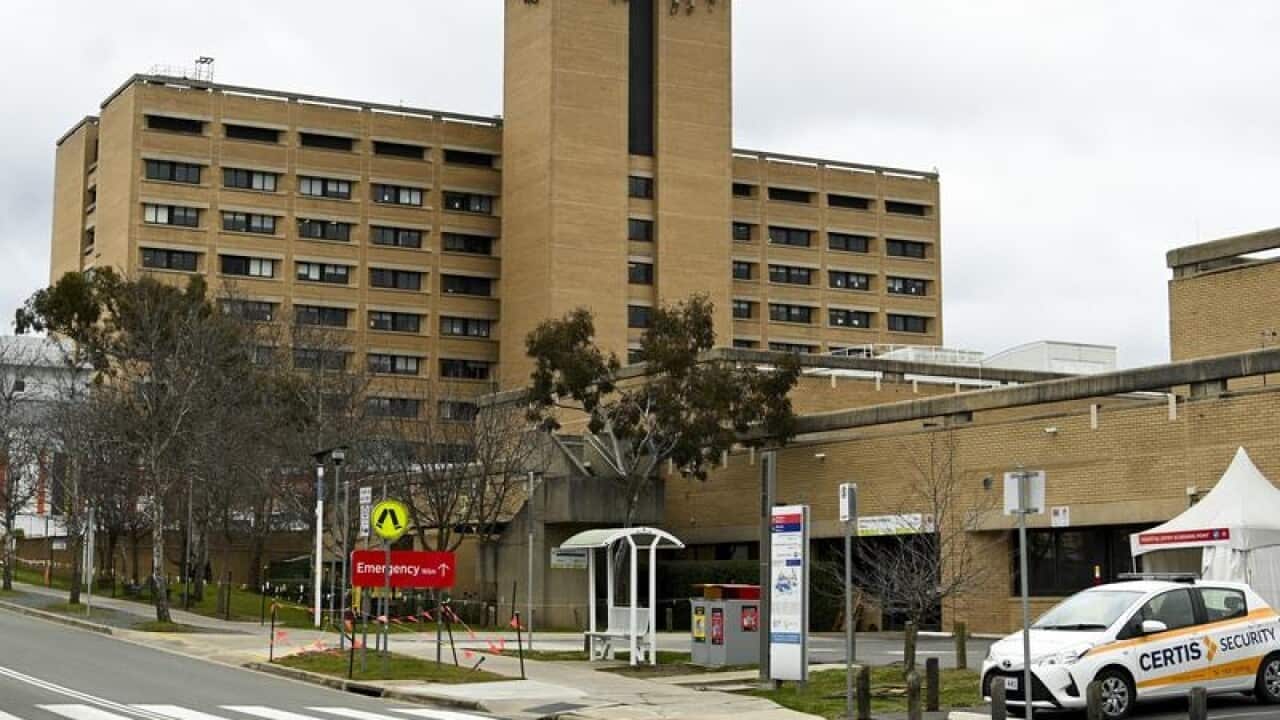 A file photo of Canberra Hospital