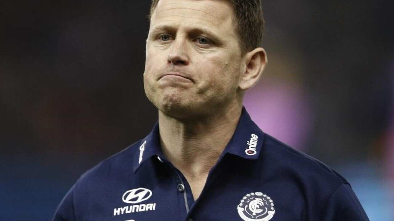 Carlton AFL coach Brendon Bolton