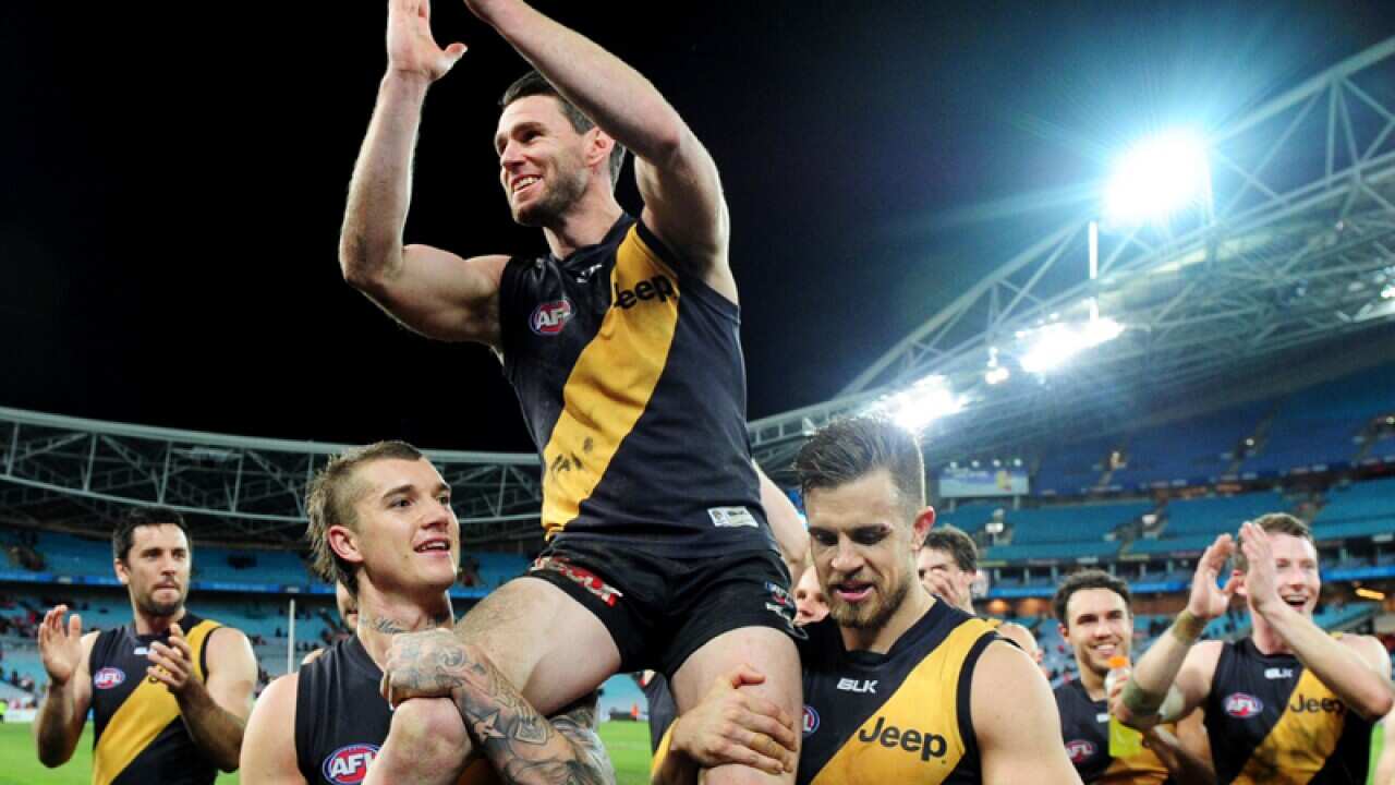 Richmond AFL player Chris Newman