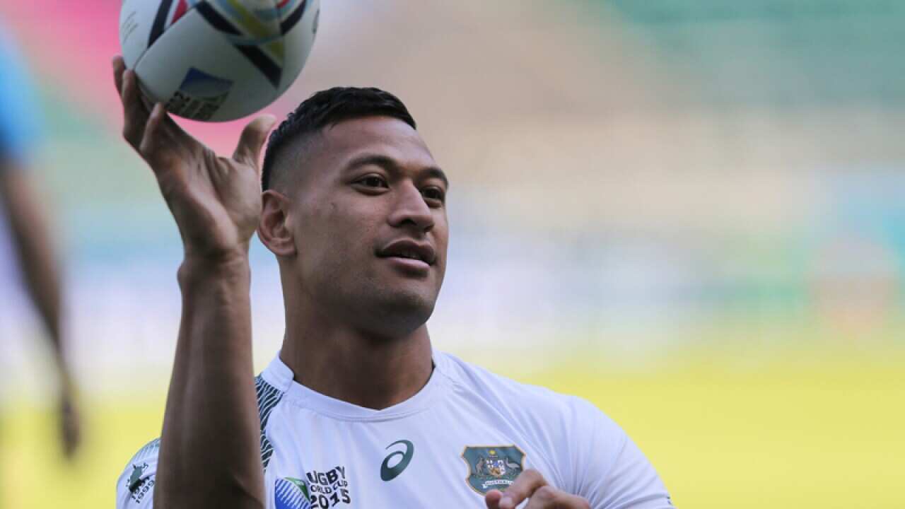 Wallabies fullback Israel Folau