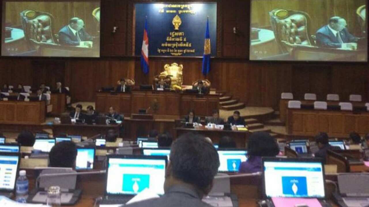 Cambodia National Assembly meeting