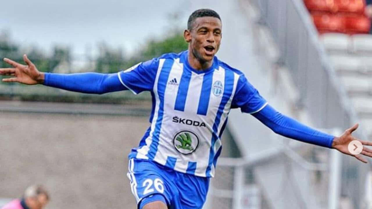 Golgol Mebrahtu during his time with FK Mlada Boleslav