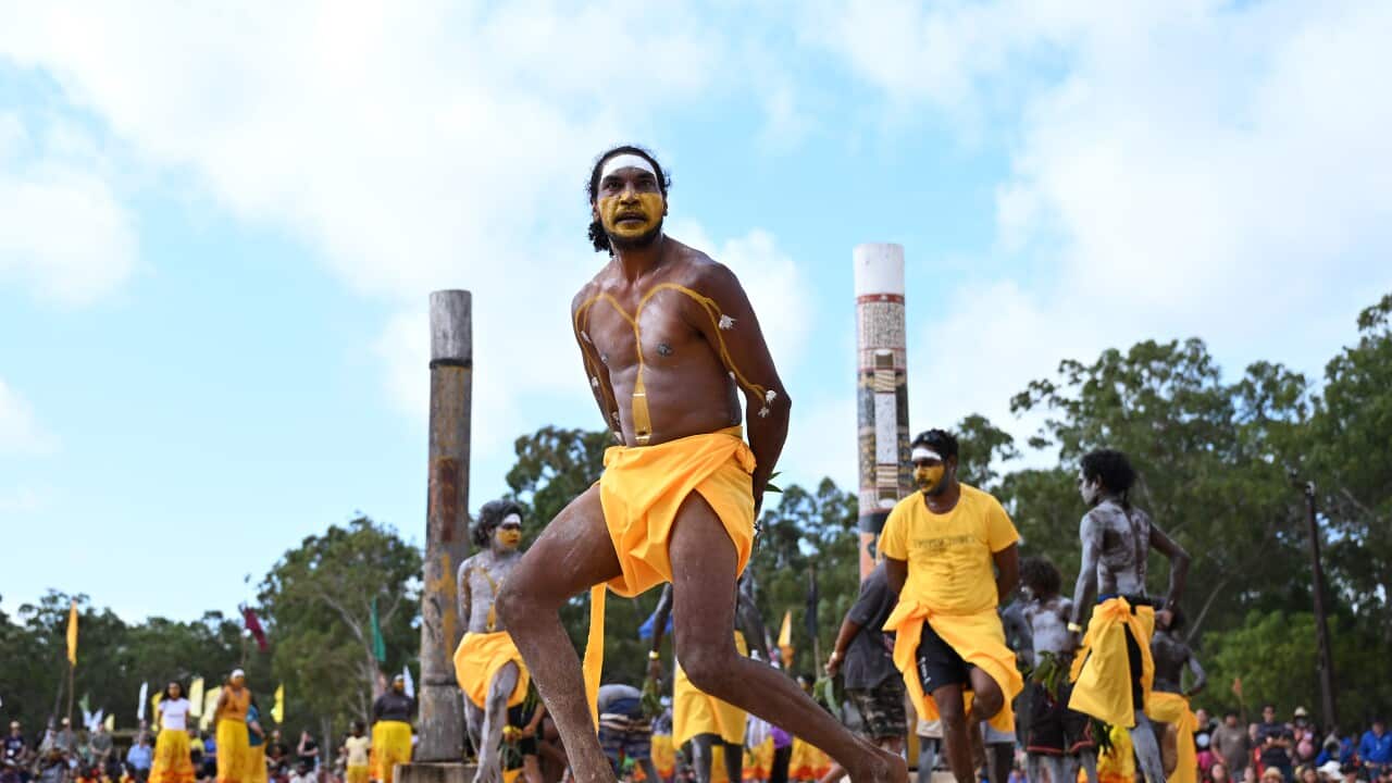 GARMA FESTIVAL cedric marika gumatj dance buŋgul