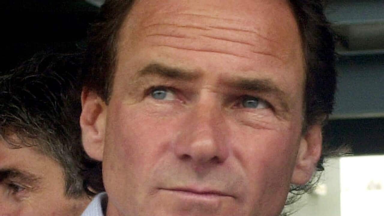 Former motorcycle world champion Barry Sheene in 2001
