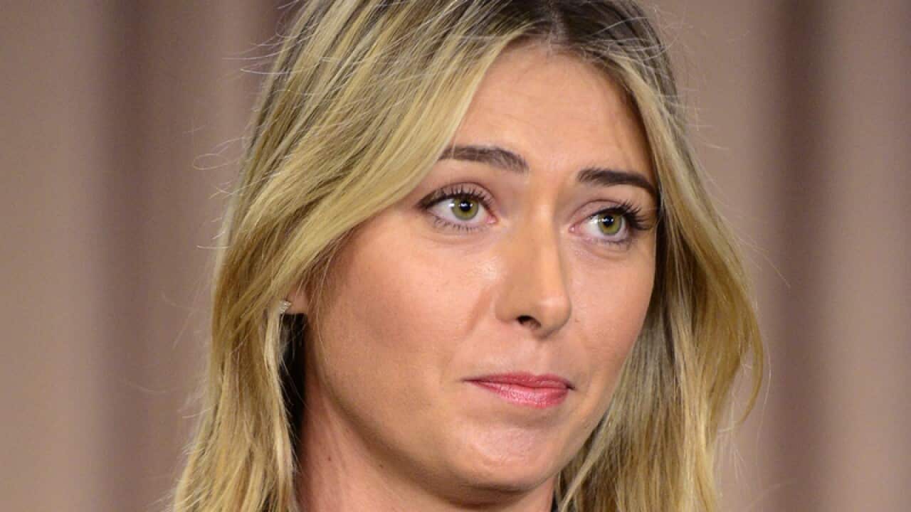 Russian tennis player Maria Sharapova