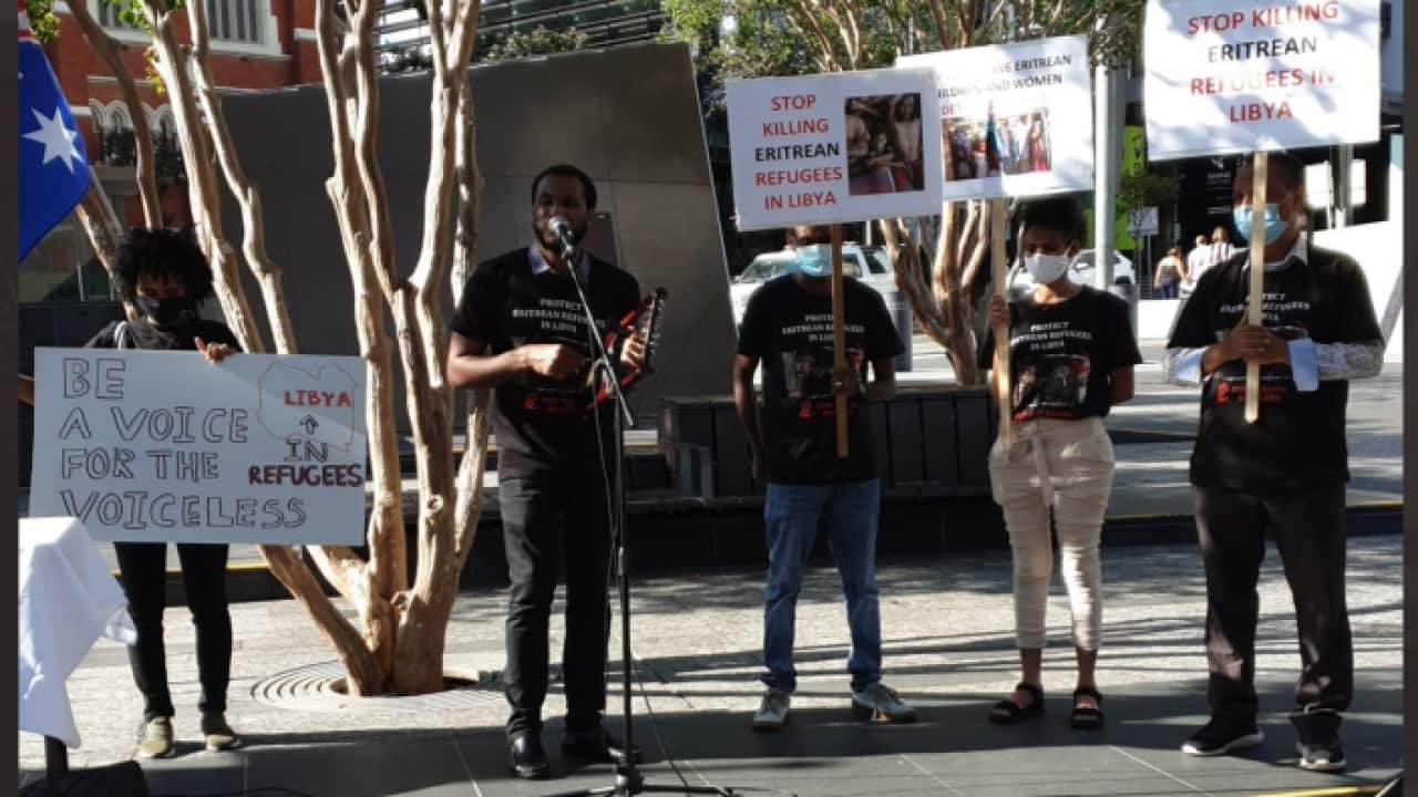 Eritreans demonstrate in Brisbane