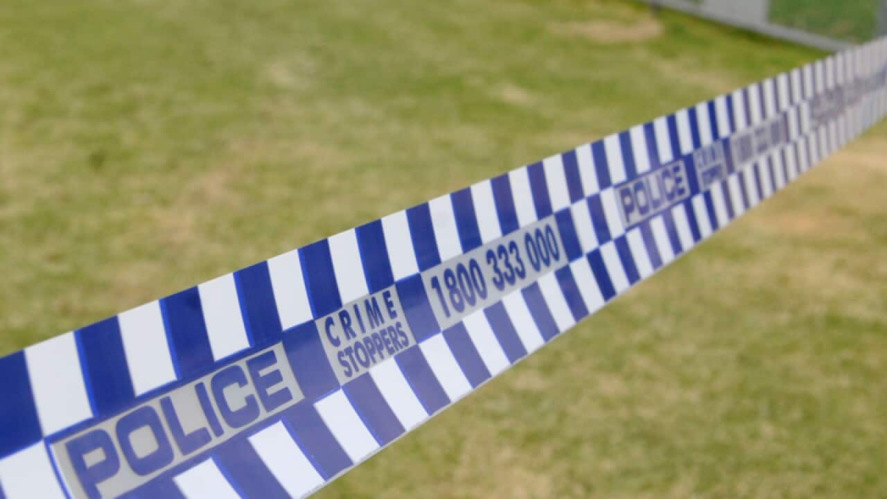 A crime scene in Melbourne