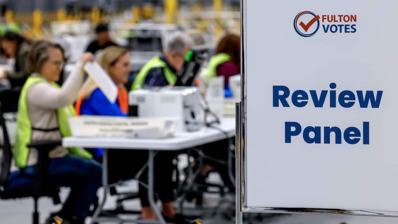 Fulton County Department of Registration & Elections operations center in Union City, Georgia